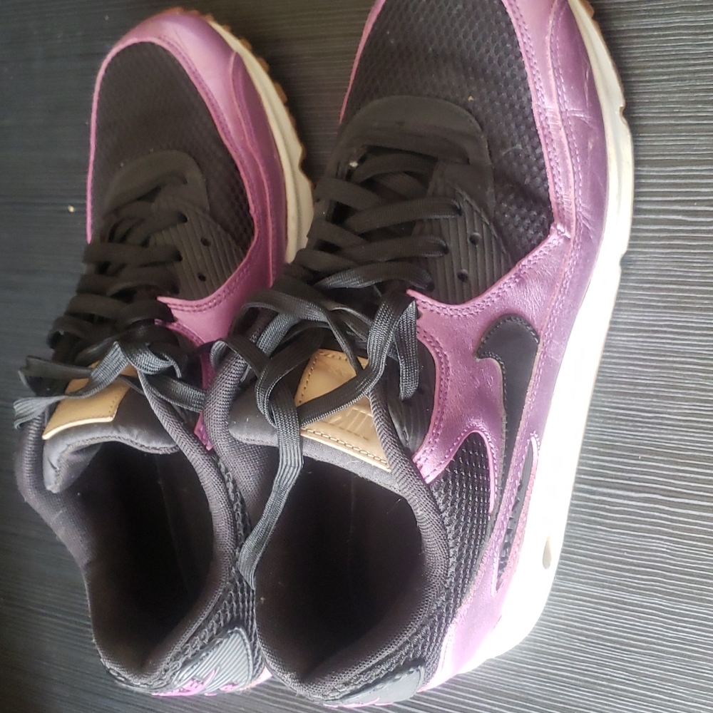 Nike air max 90 retro sneakers purple/black
